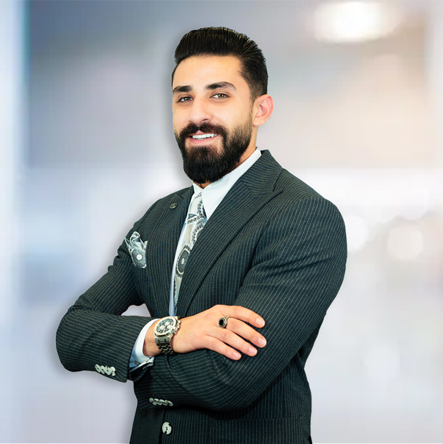 Smiling real estate agent