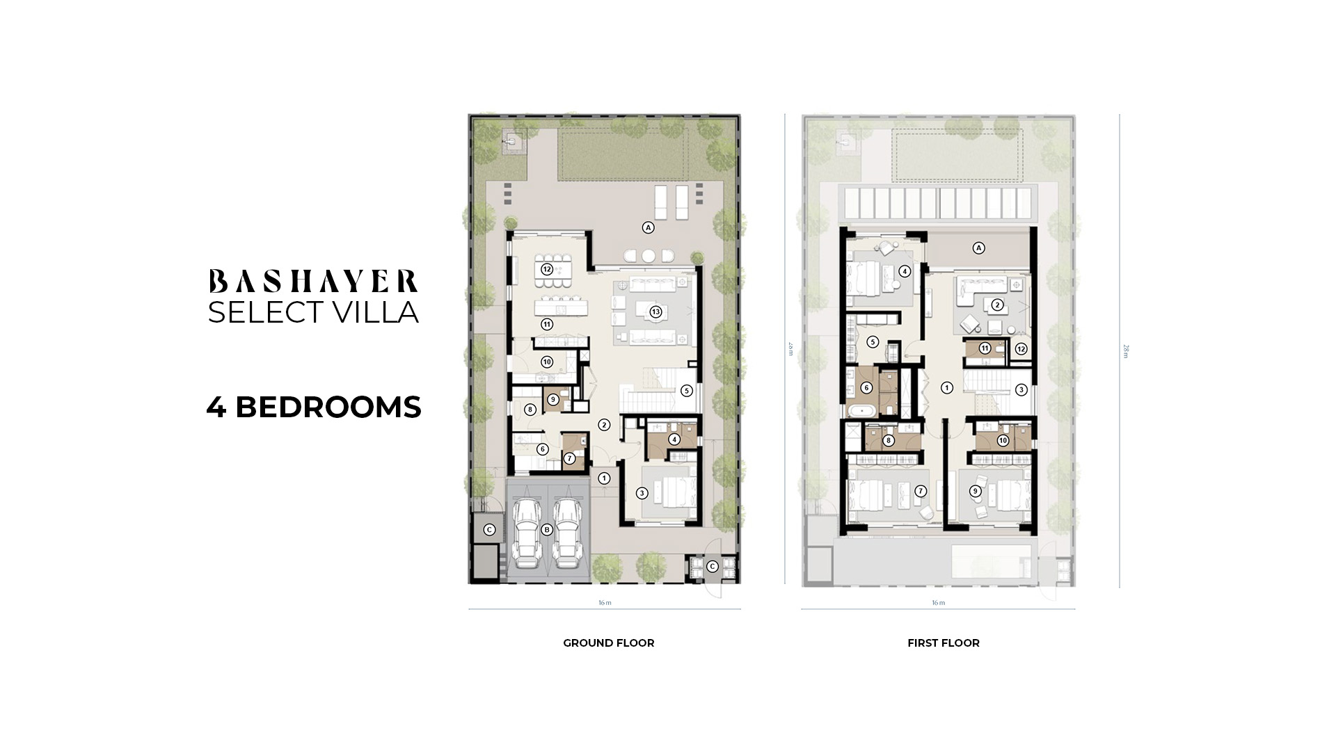 4 Bedroom Floor Plan