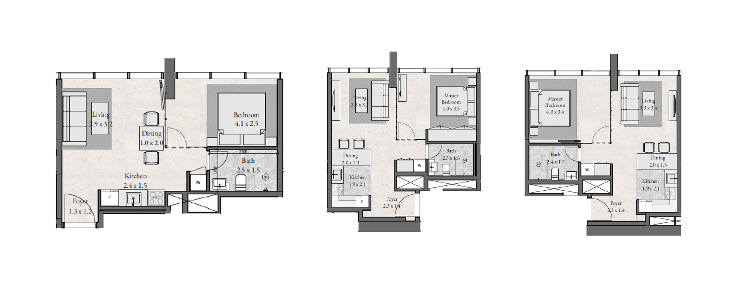 1 Bedroom Floor Plan