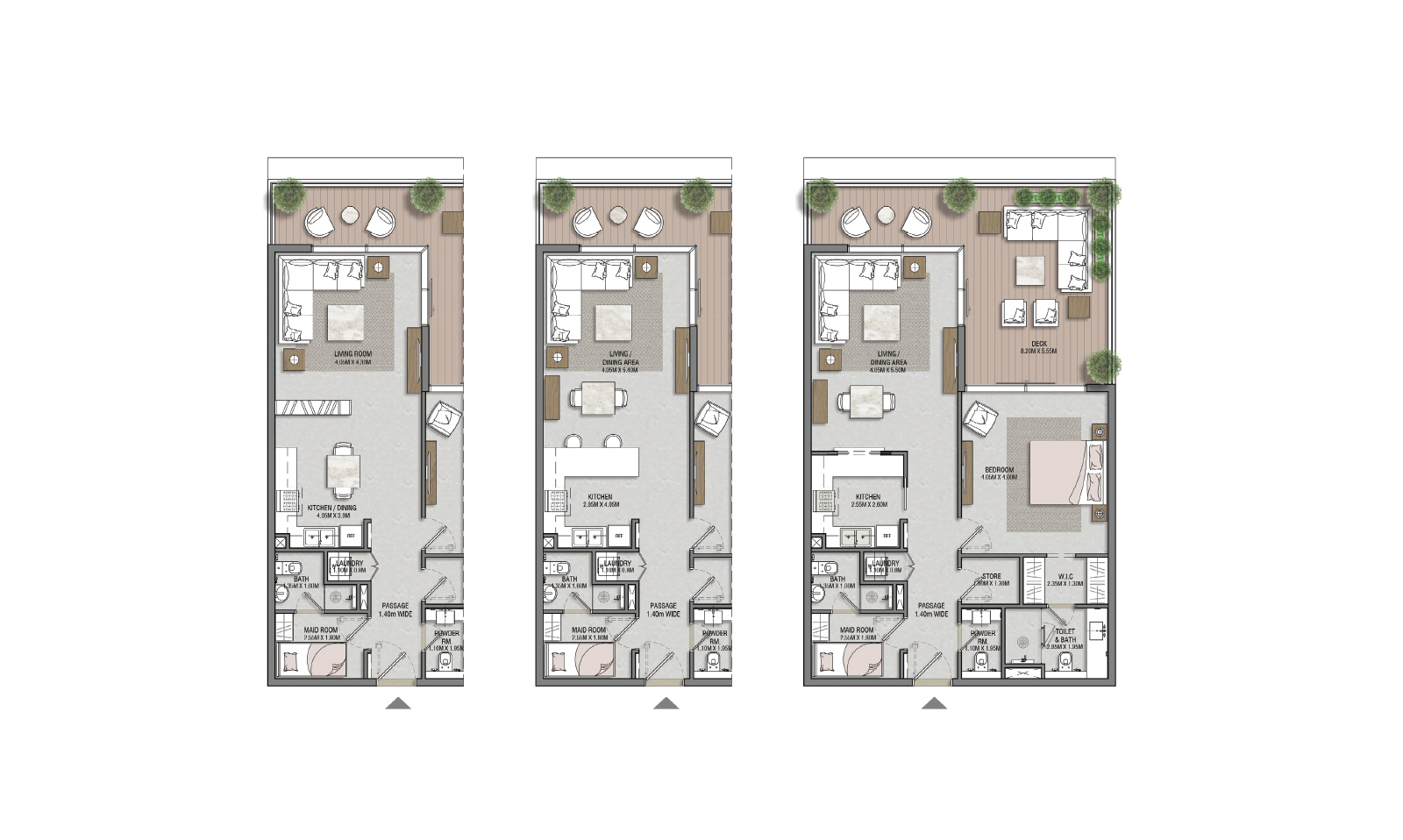 1 Bedroom Floor Plan