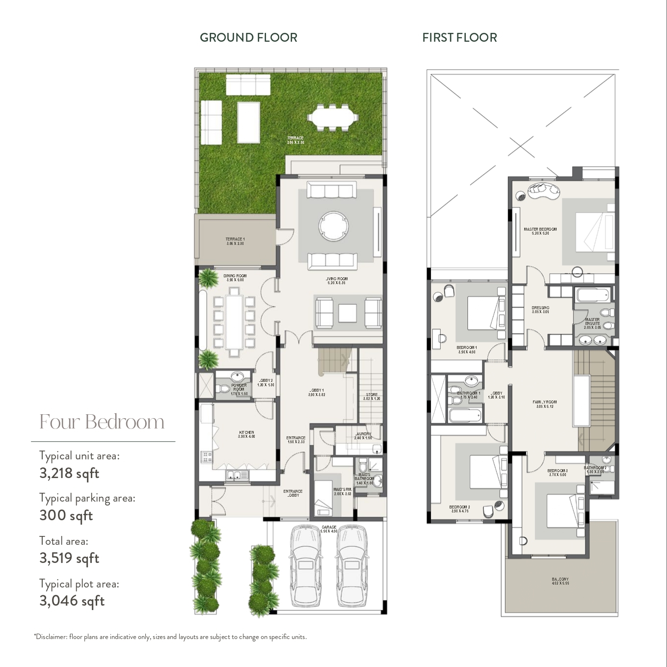 4 Bedroom Floor Plan