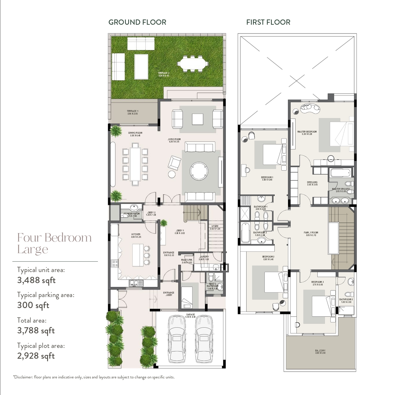 4 Bedroom Floor Plan