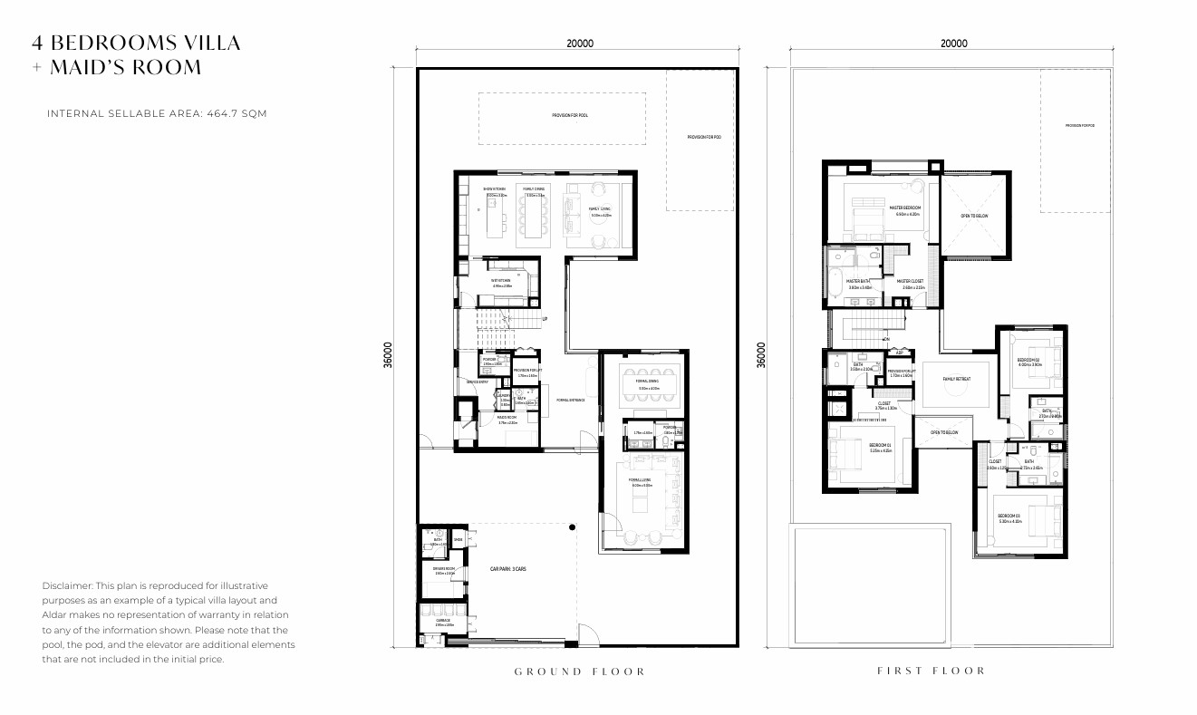 4 Bedroom Floor Plan