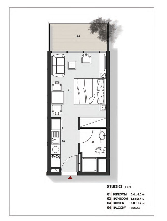 Studio Floor Plan