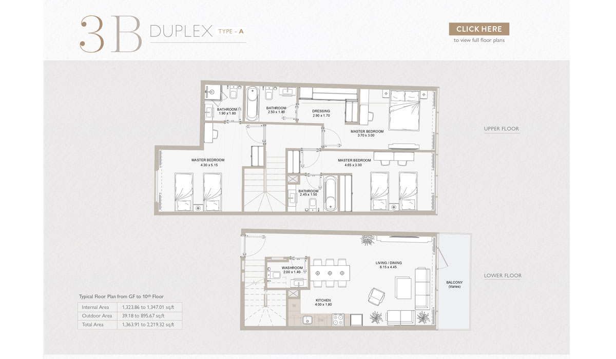 3 Bedroom Floor Plan