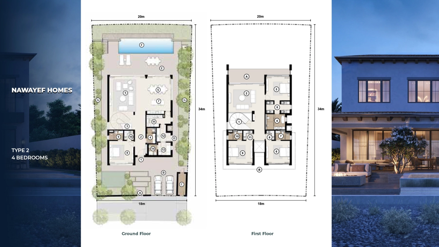 4 Bedroom Floor Plan