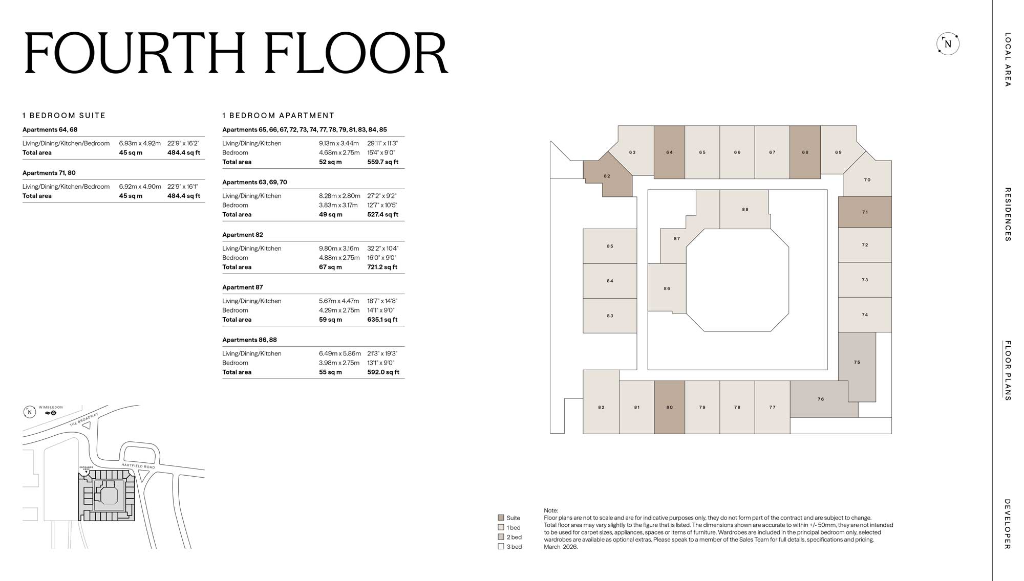 1 Bedroom Floor Plan