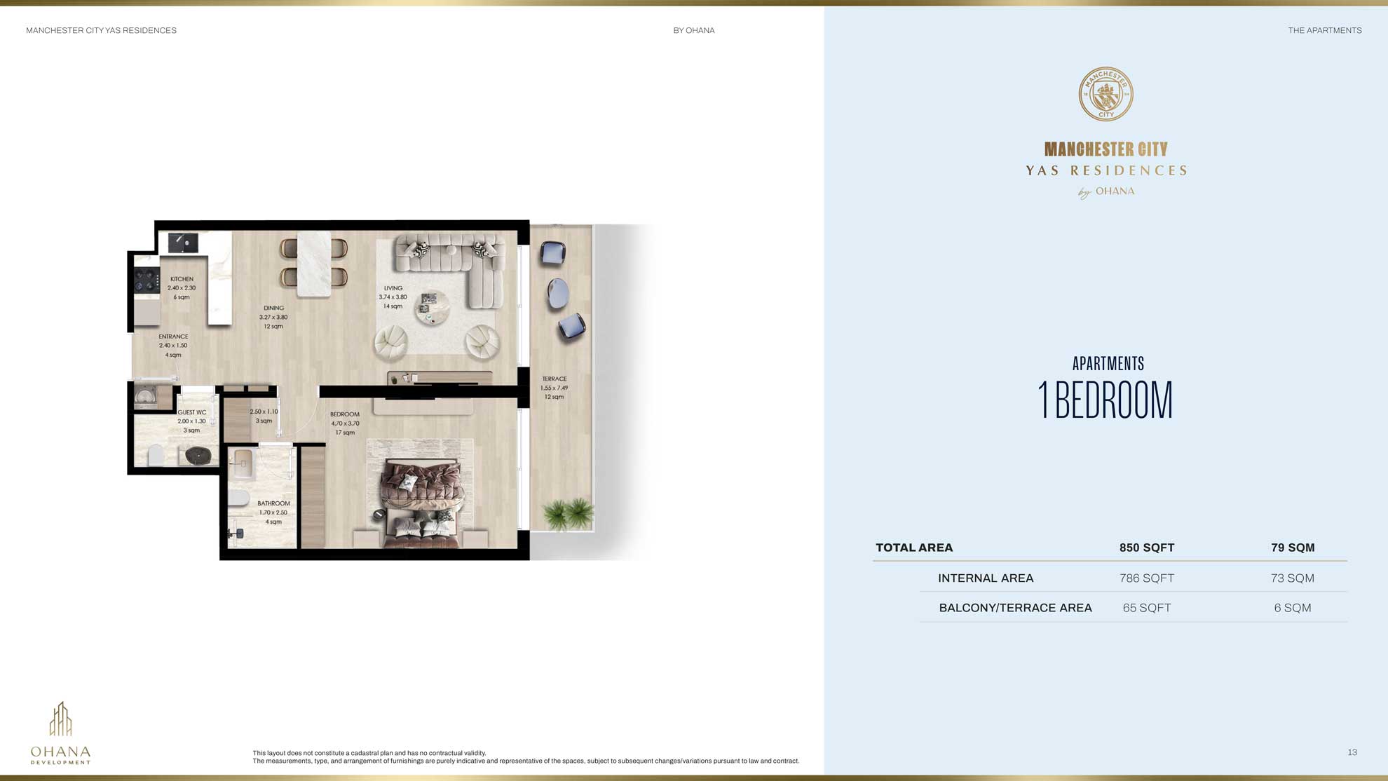 1 Bedroom Floor Plan