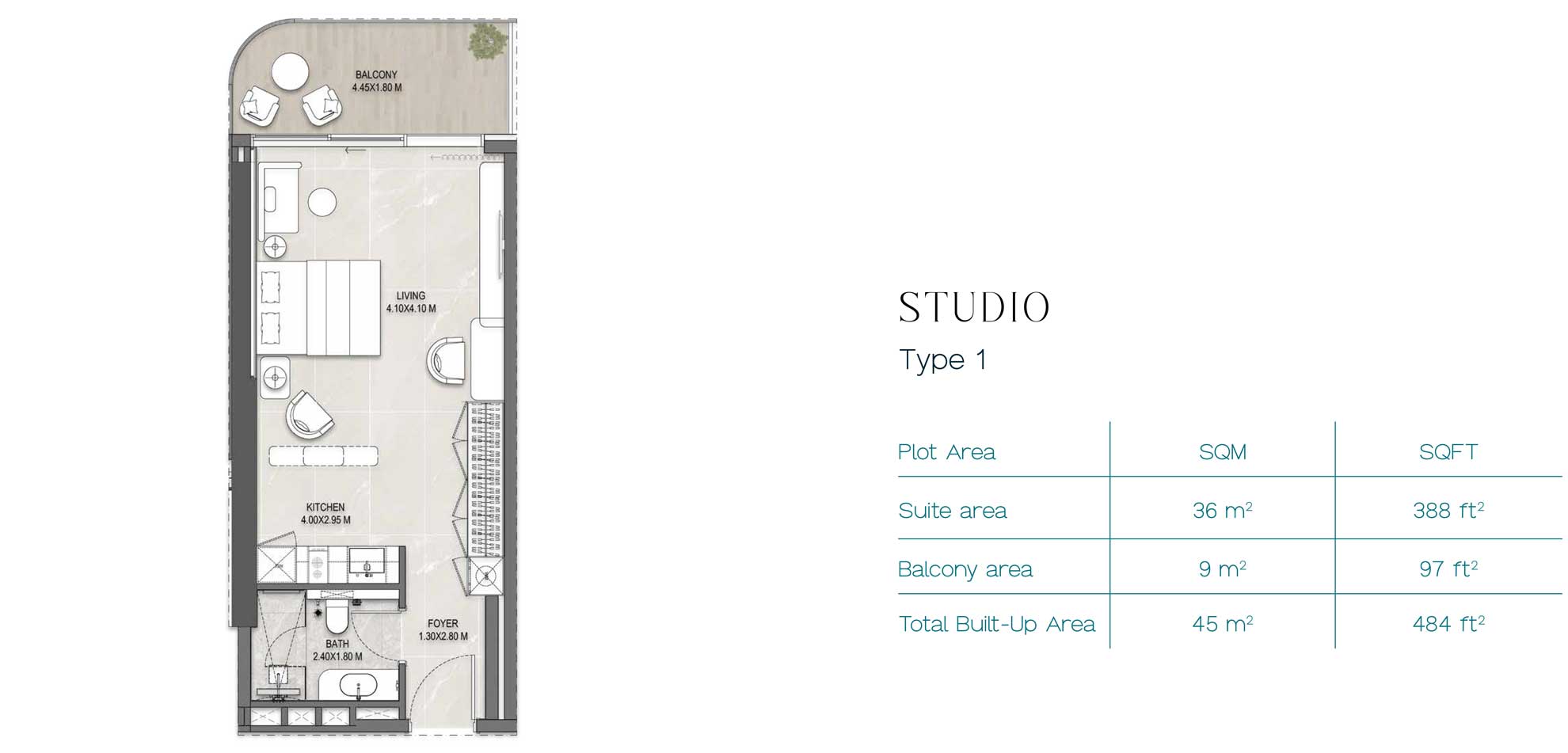 Studio Floor Plan
