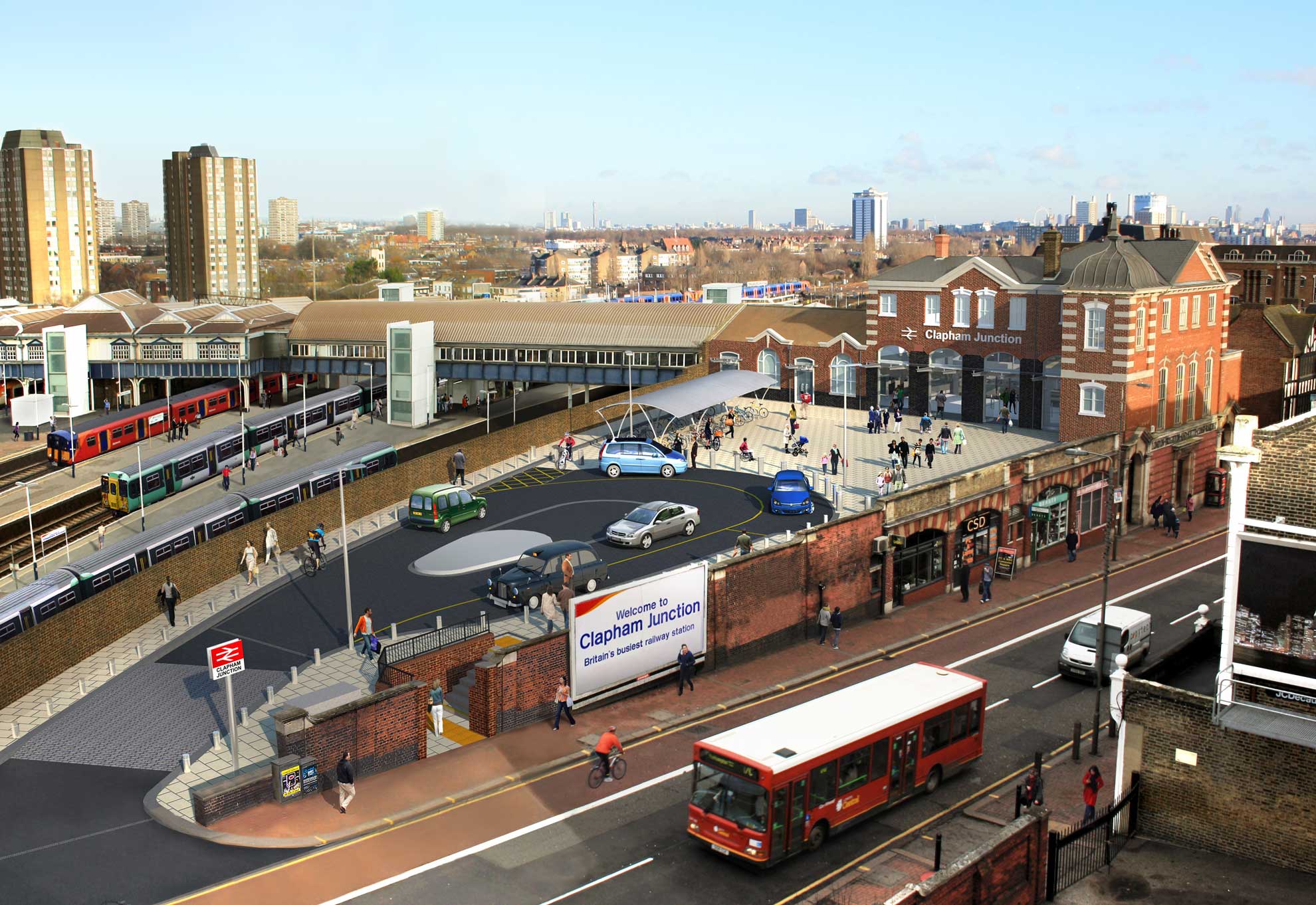 Earlsfield Station to Clapham Junction